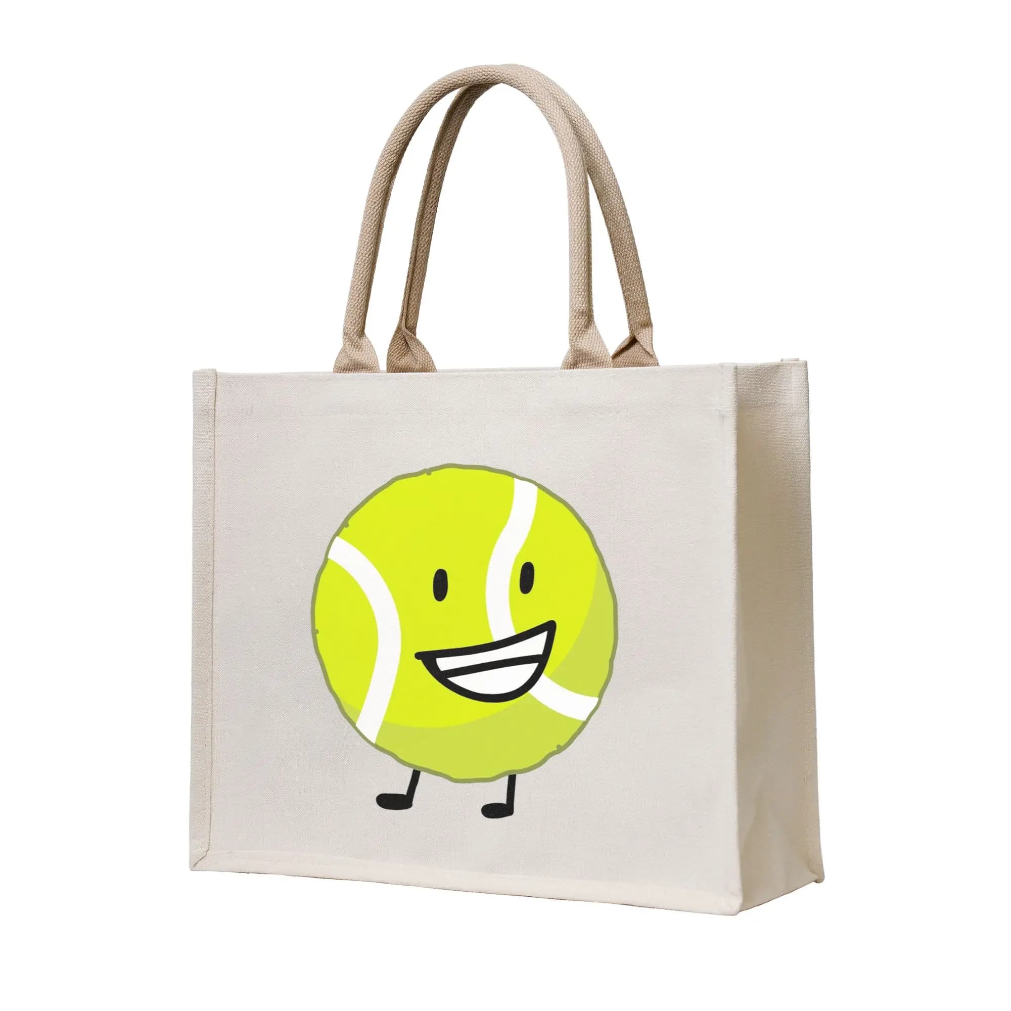 Borsa shopping in tela BFB Tennis Ball, borsa tote riutilizzabile da donna, borsa a tracolla da viaggio