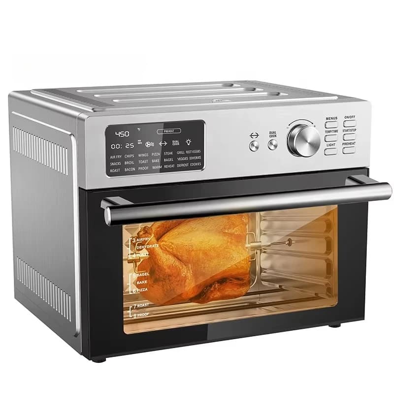 Forno Elettrico Multifunzione 2026 da 30L, Forno Tostapane e Grill Professionale, Friggitrice ad Aria