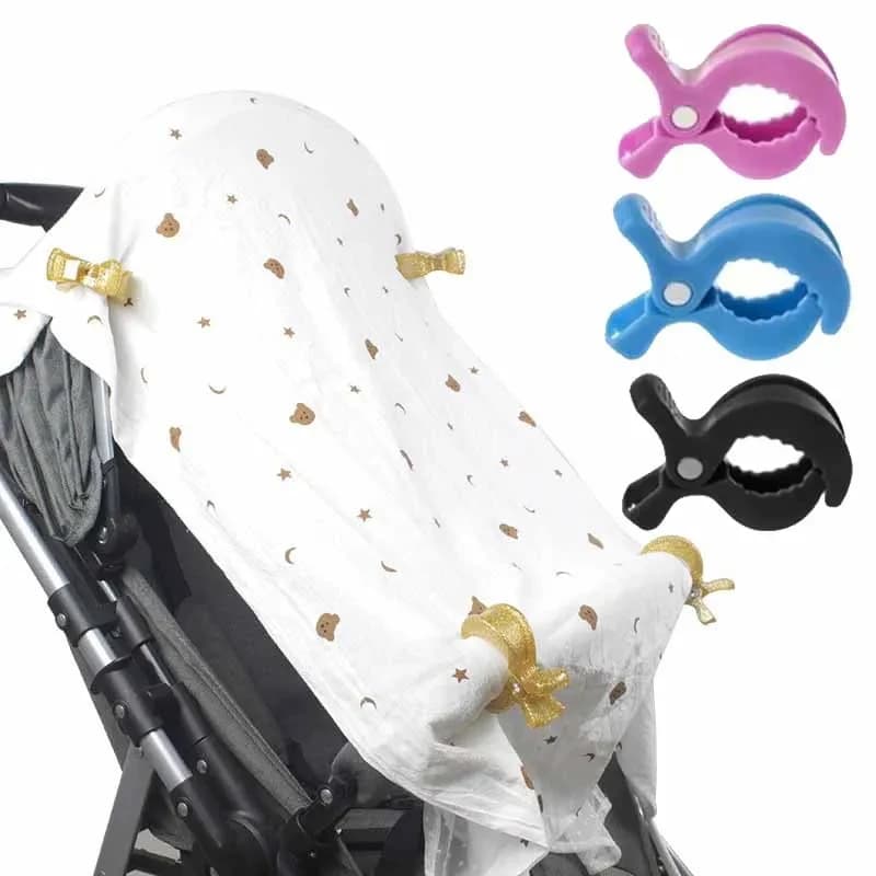 2/4pcs Multifunctional Stroller Blanket Clips Toy Baby Cart Carrier Cover Blanket Anti Drop Plastic Clip Stroller Accessories
