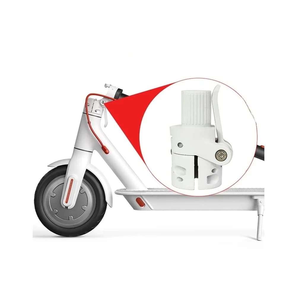 /For /M365 /Pro Electric Scooter Folding Base Fixing Stand Aluminum Alloy Pole Connector Secure Lock Bracket Replacement Part Ac