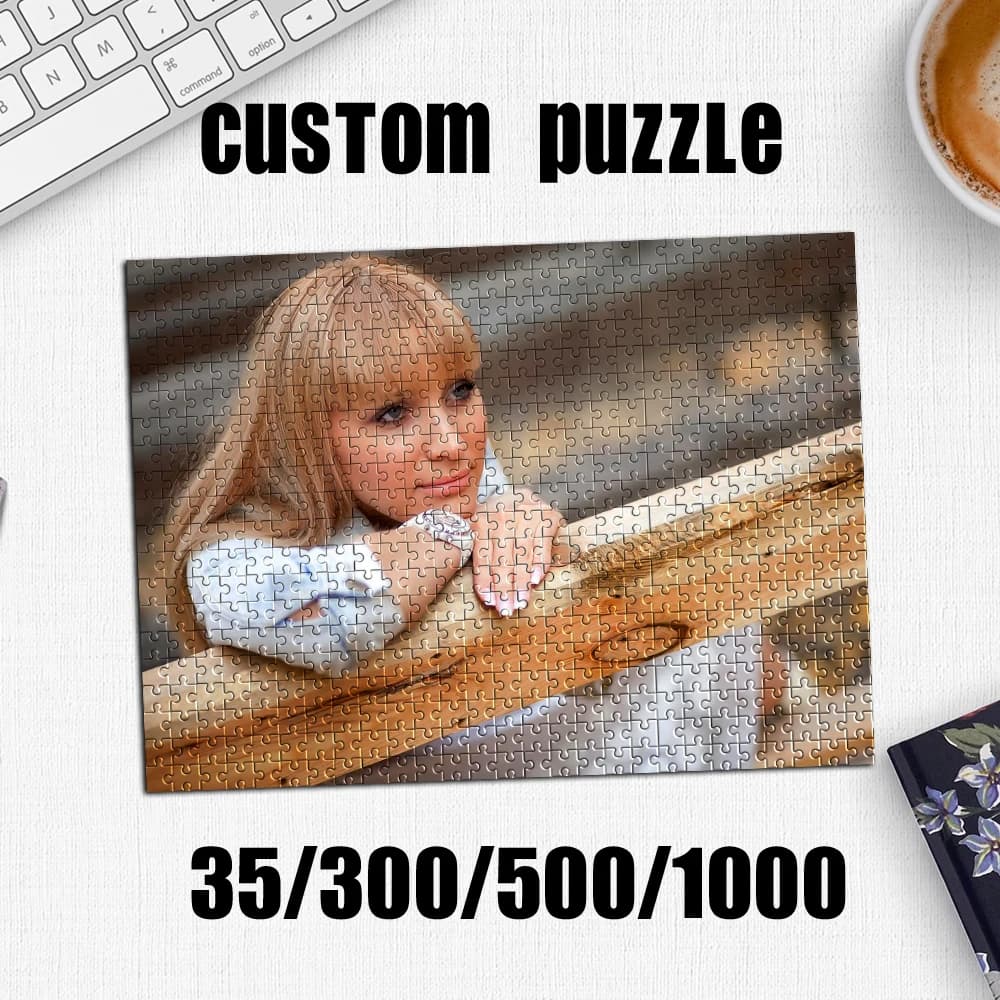35/300/500/1000pcs Personalized Custom Photo Puzzle selfie This Personalized Puzzle Can Be A Unique Gift For Family