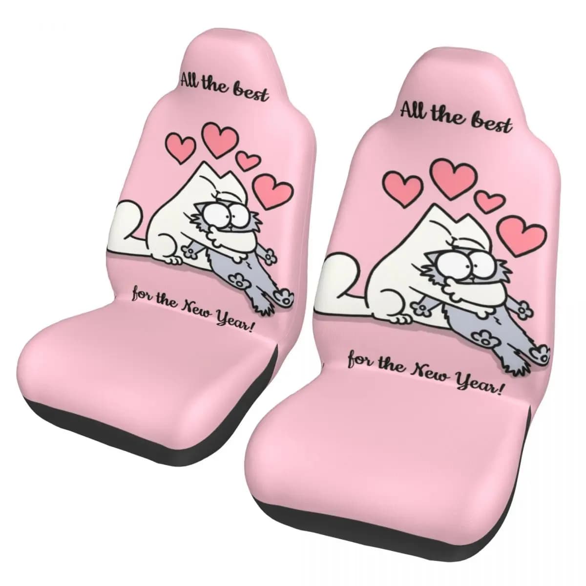 Simons Cat car seat cover, interior protection, accessories suitable for all models, cushion/cover for car seat durable fiber
