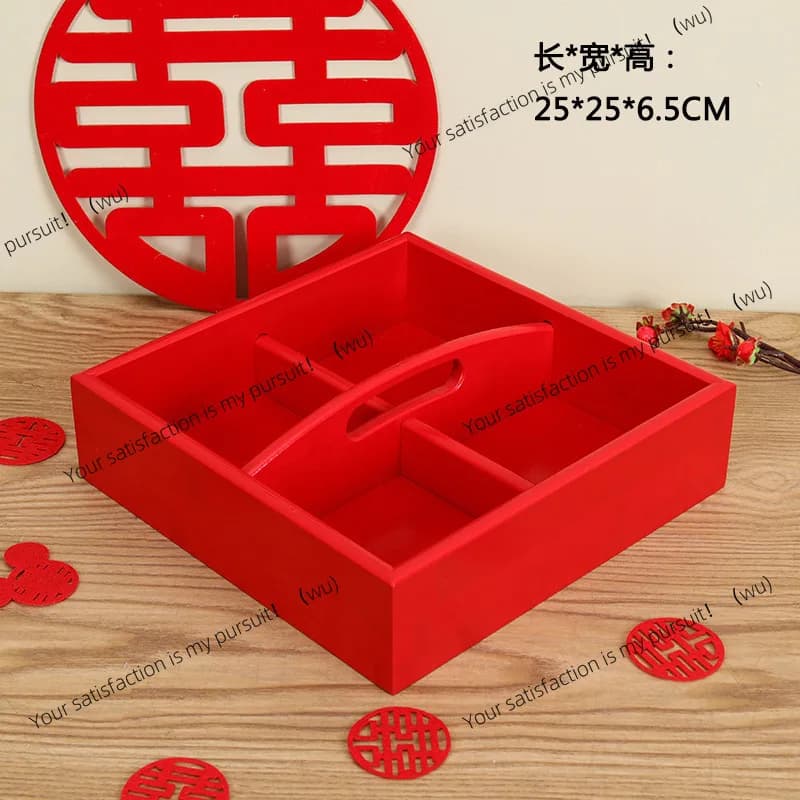 ZOCI-Engagement Scatola decorativa per frutta secca Sigongge, scatola portatile per frutta secca
