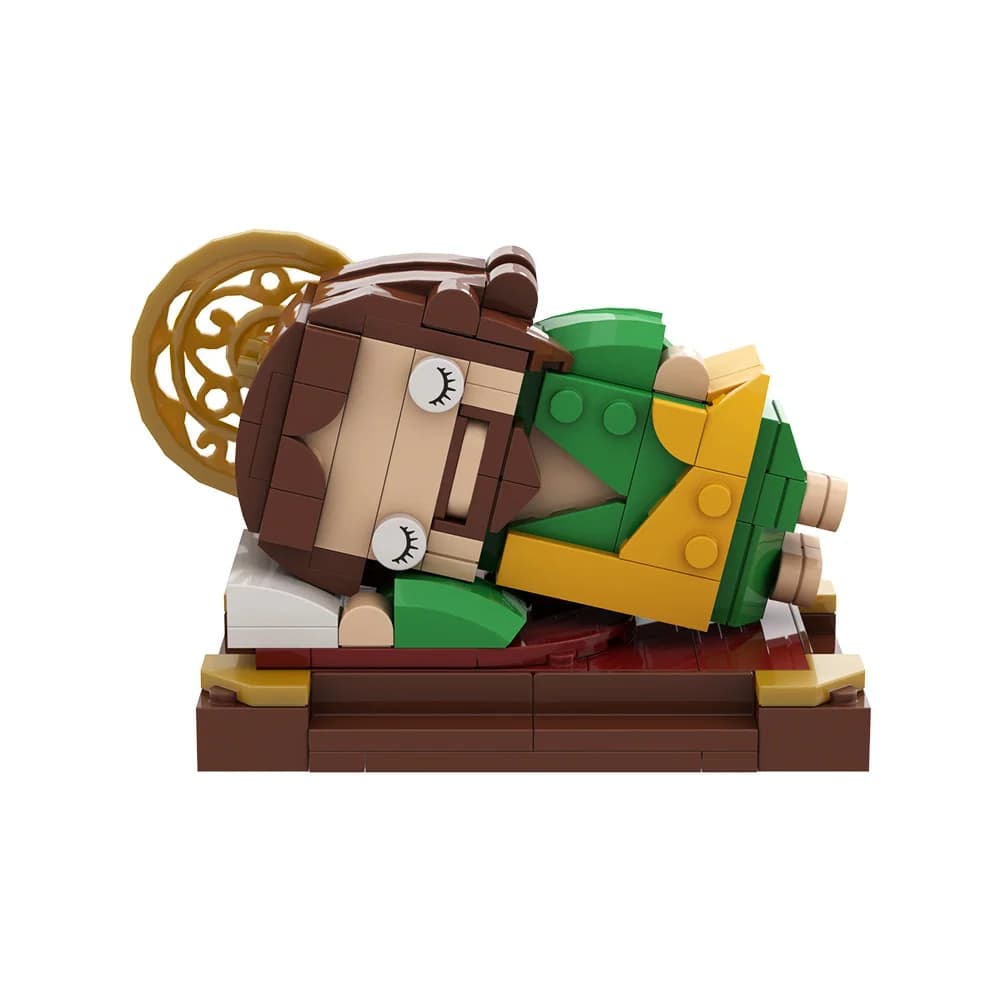 MOC St. Joseph Building Block Dormire San Giuseppe Padrino della Chiesa Action Figure Mattoni Giocattolo fai da te Regalo per adulti