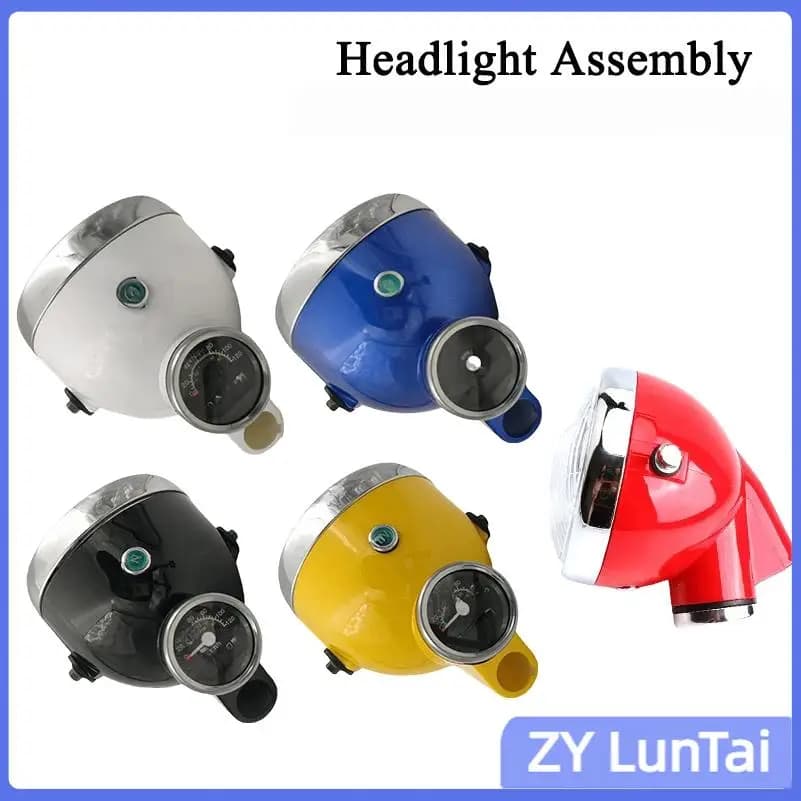 Accessori Moto: Faro Anteriore Compatibile con Honda Z50 Z50A Z50J Z50R Mini Trail Bike