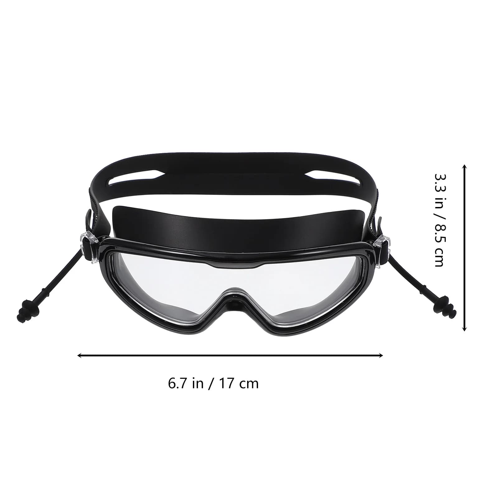 1 pc swimming glasses waterproof swimming glasses for adults silicone swim glasses with big high definition wide-angle underwater vision