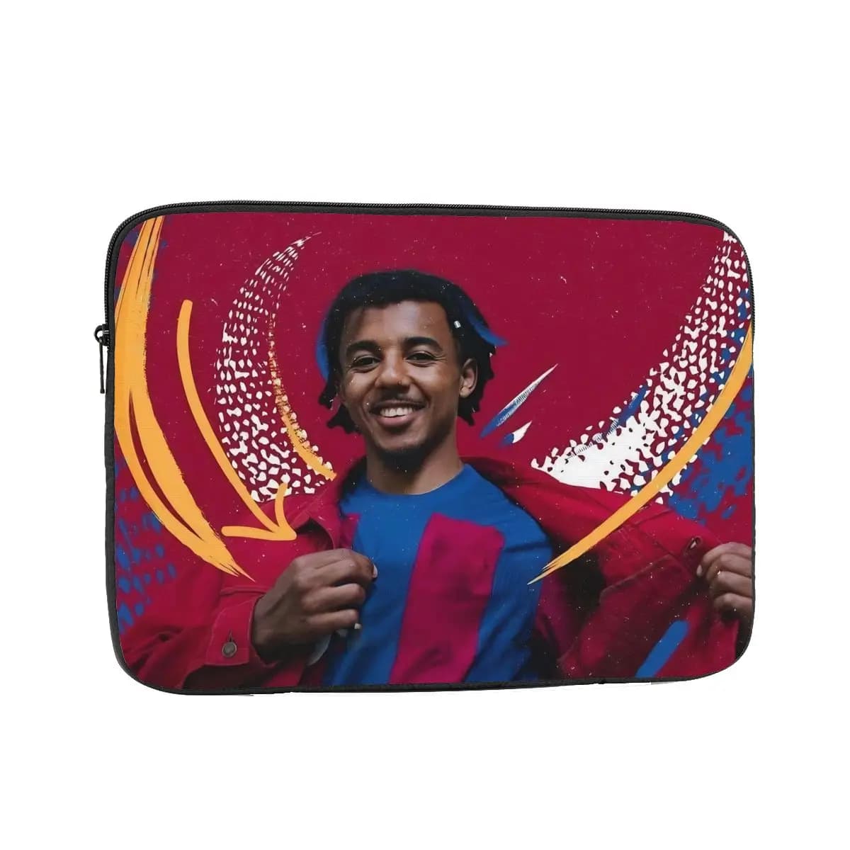 Custodia antiurto 12 "13" 15 "17" Uomo Donna Jules Kounde Fooball Soccer Borsa per laptop Custodia per notebook