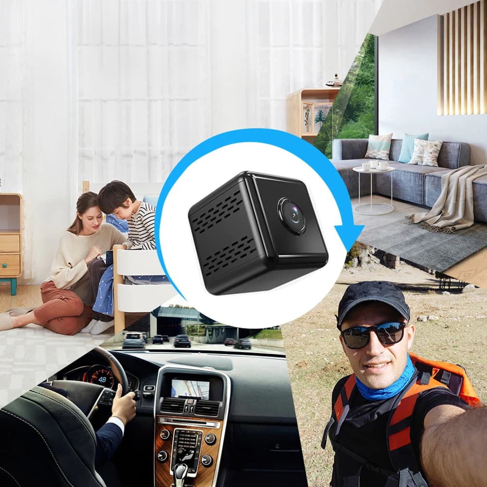 Night Vision Wireless Network Camera Motion Detection Alarm DV Recorder for Home Bedroom Car Indoor Camera
