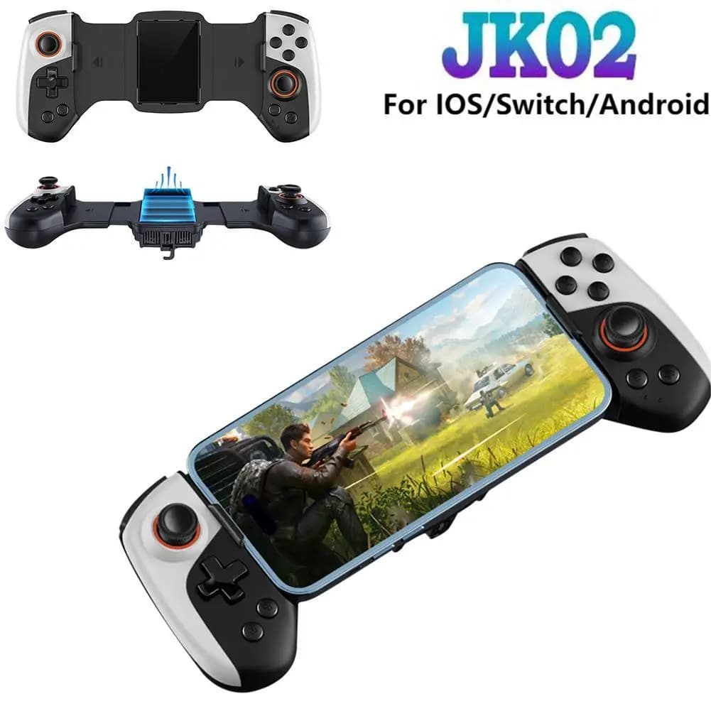 JK02 Telescopic controller for Gamepad radiator semiconductor game cooling handle for IOS/Switch/Joystick game for Android mobile phones