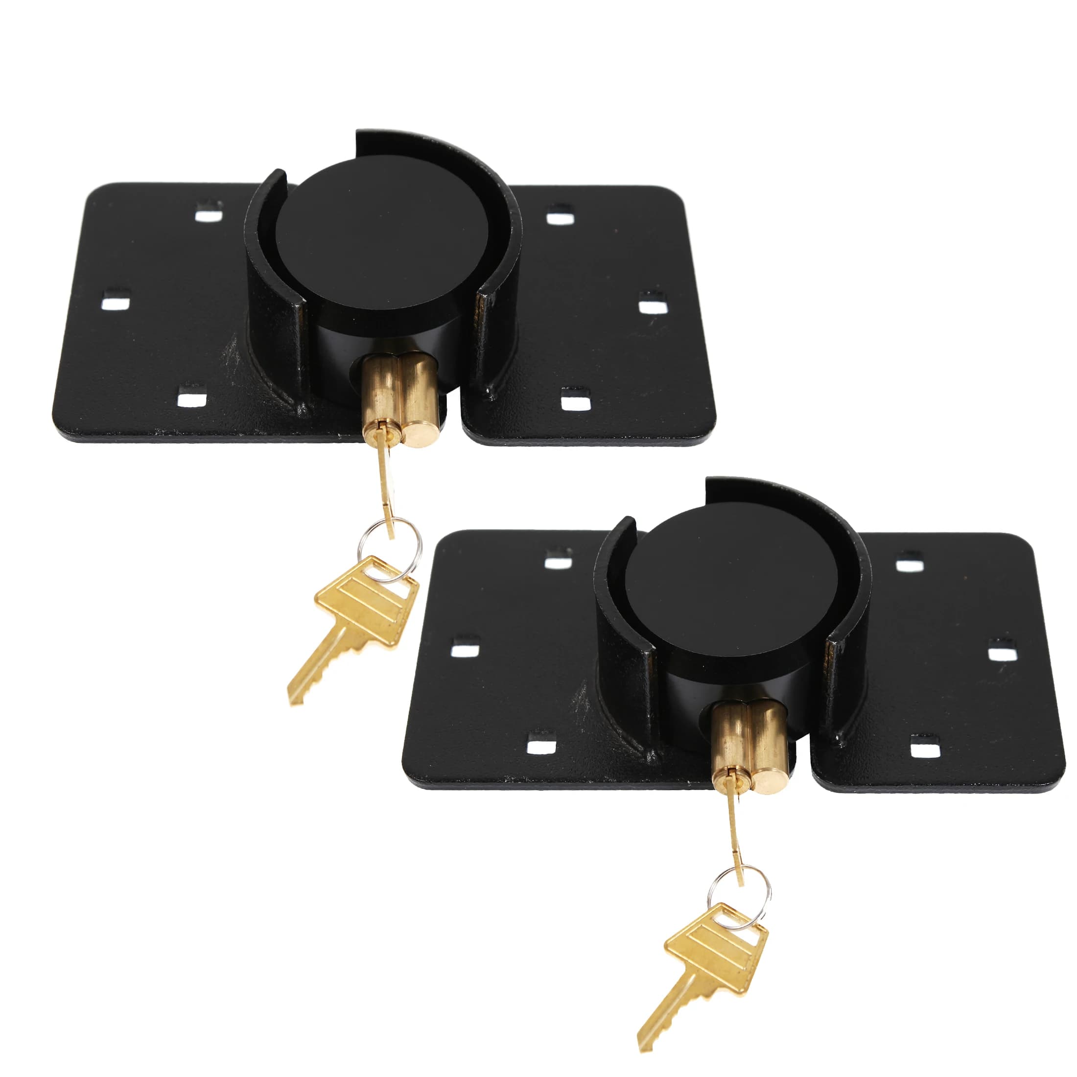 2 pezzi serratura per porta capannone da garage con chiave uguale grillo nascosto lucchetto di sicurezza rimorchio camion furgone porta del magazzino serratura nascosta rinforzata