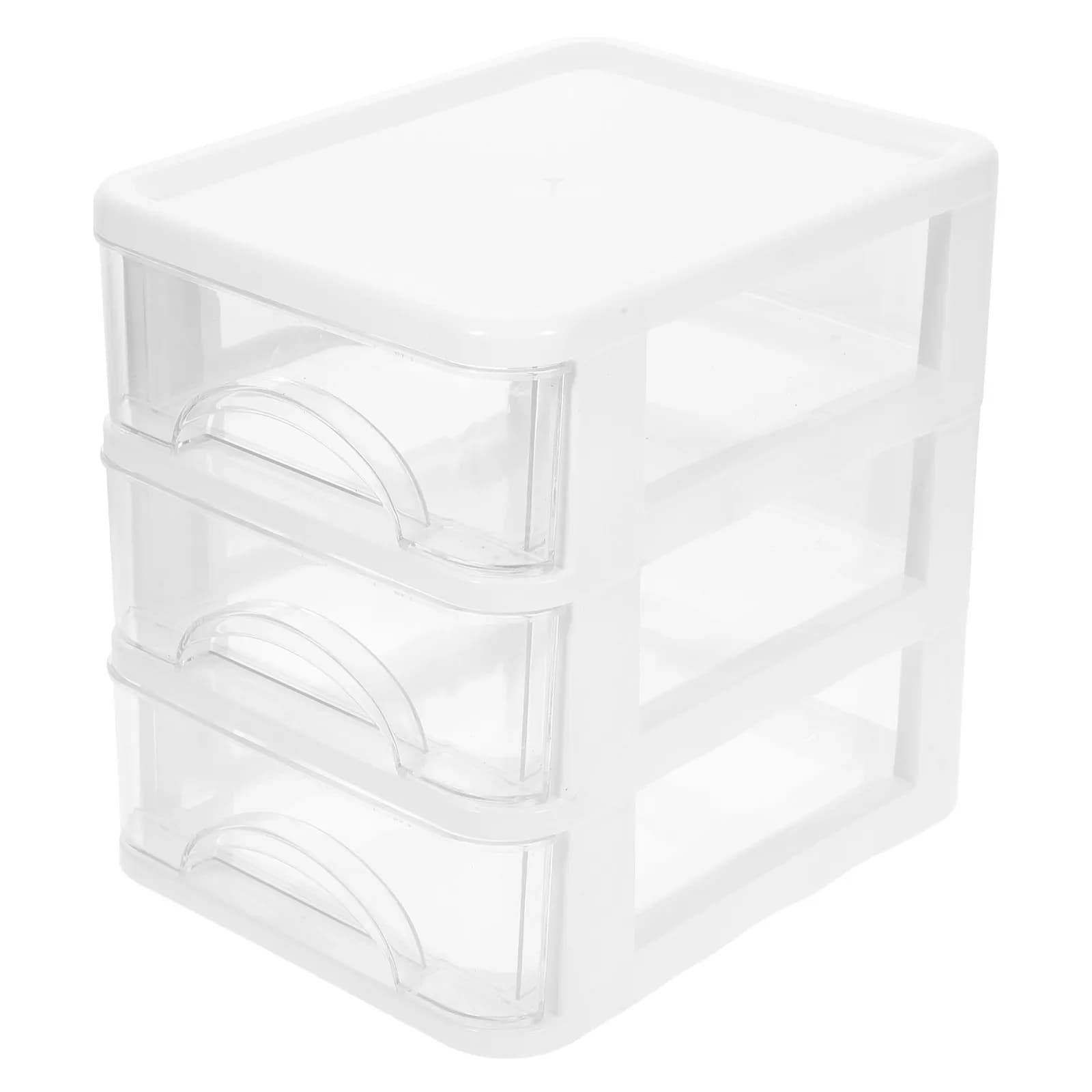 Organizer da Scrivania Stile Cassetto, Scatola Portaoggetti in Plastica per Cancelleria, Gioielli, Cosmetici, Organizzatore Multifunzione da Tavolo
