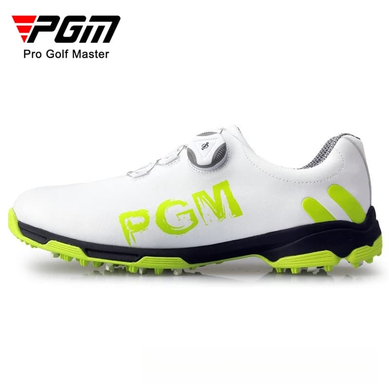 Scarpe da ginnastica da uomo PGM Golf con lacci rotanti, scarpe sportive impermeabili, traspiranti e antiscivolo XZ103