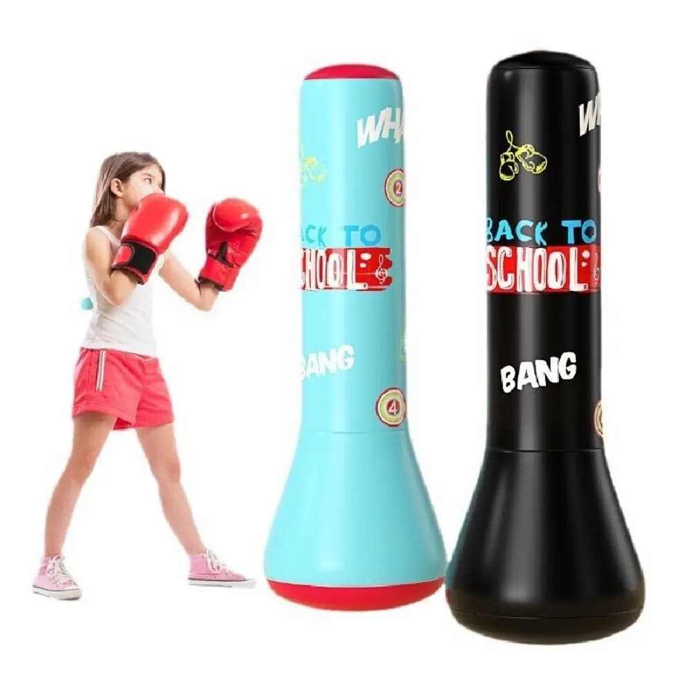 Inflatable Workout Boxing Sack, Reinforced PVC Garlic Columns, Children's Toiletry Bag 120/160cm, Inflatable Fitness Bag, Gifts