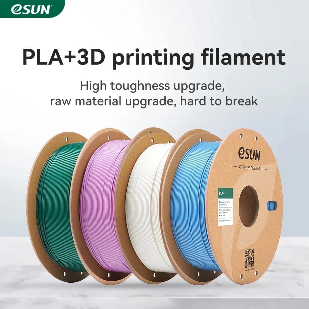 3D Printer Filament eSUN PLA + dimensional accuracy 1.75mm +/- 0.03mm 1KG (2.2 pounds) 3D printing material coil p