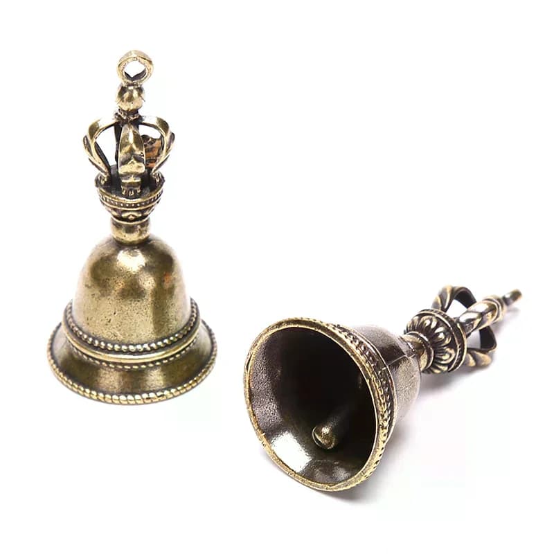 Brass Handicraft Magic Bell Wind Bell Tibetan Bronze Bell Keychain Pendant High Quality Fashionable
