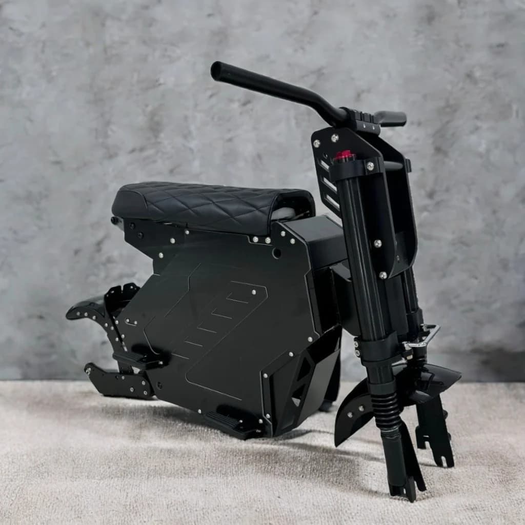 13/14inch M5 Aluminum Alloy E-Scooter Part Fork Open Size 158mm Seated Electric Scooter Frame With Hydraulic Shock