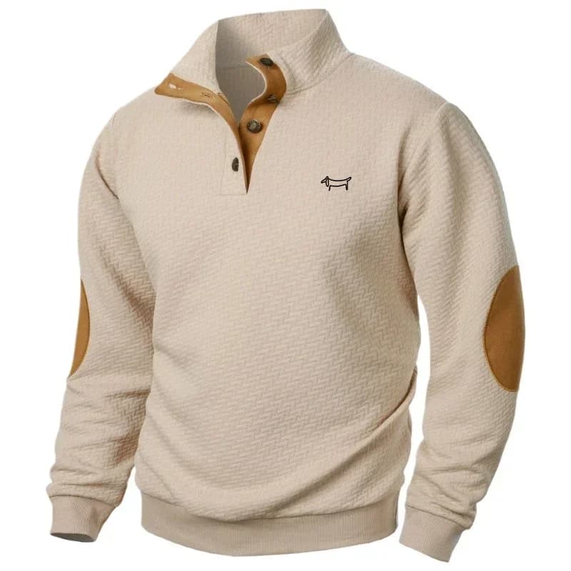 Felpa da golf da uomo nuova autunno Pullover con bottoni alla coreana T-shirt casual a maniche lunghe Top Outdoor Streetwear Abbigliamento da golf da uomo