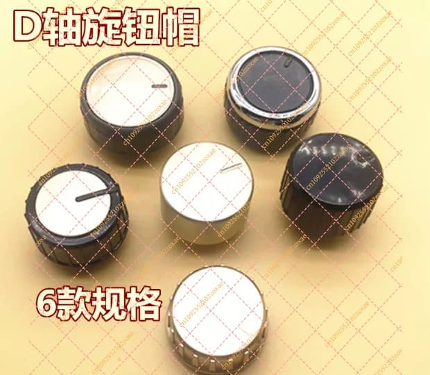 Tappo per Manopola Timer Asse D, Ricambi Universali per Friggitrice ad Aria e Pentola a Pressione Elettrica
