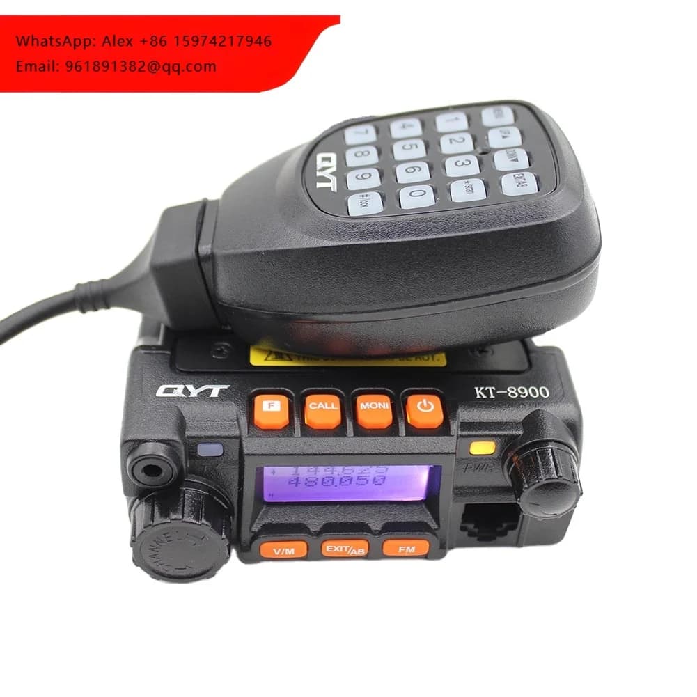 KT-8900 Ricetrasmettitore Veicolare Dual Band a Lungo Raggio 136-174 MHz 25 Km, Set da 3, Radio VHF UHF per Auto, Walkie Talkie