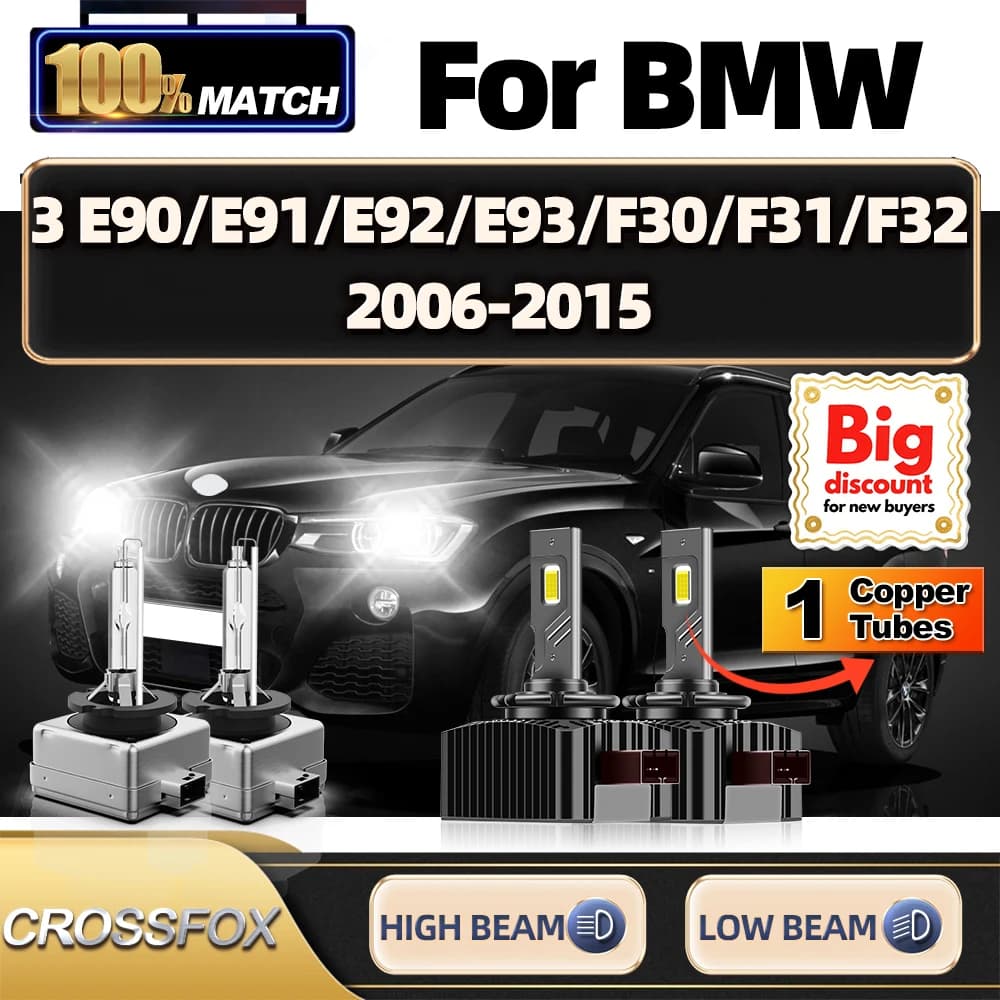 CROSSFOX Per BMW 3 E90/E91/E92/E93/F30/F31/F32 2006 2007 2008 2009 2010 2011-2015 LED Xenon HID Lampadine per fari Fari Fiala