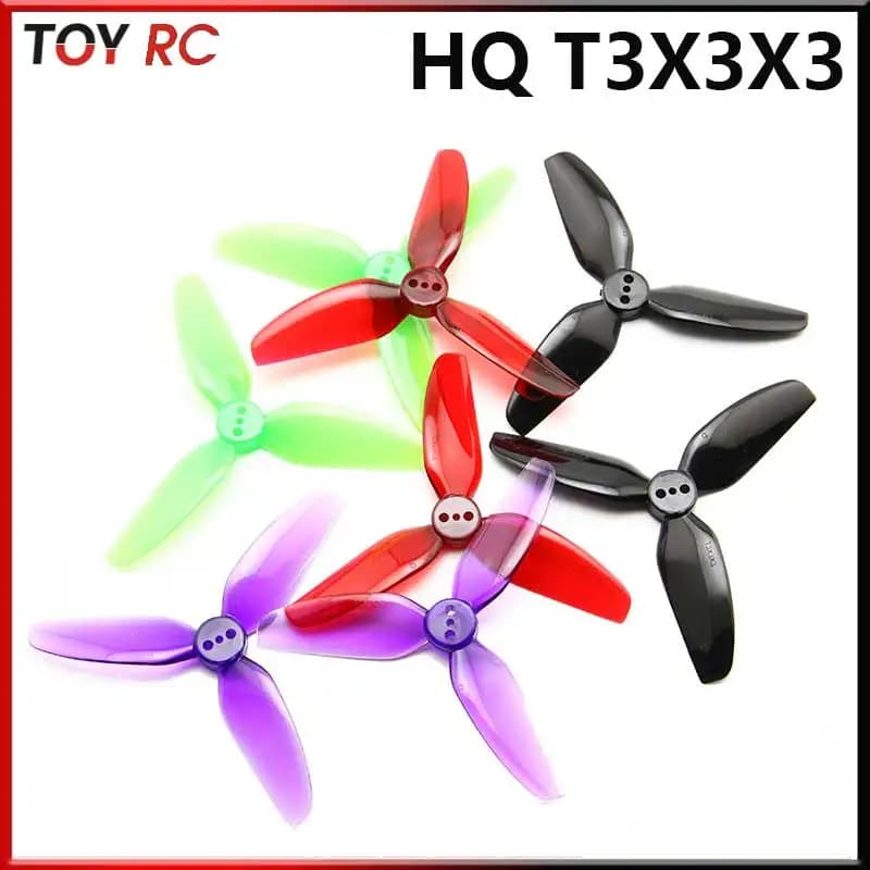 Eliche FPV HQ a 3 pale 3x3x3 3030 da 3 pollici CW CCW Tri-Blade per Droni FPV Geprc Blackcat Cinelog Racing Cross