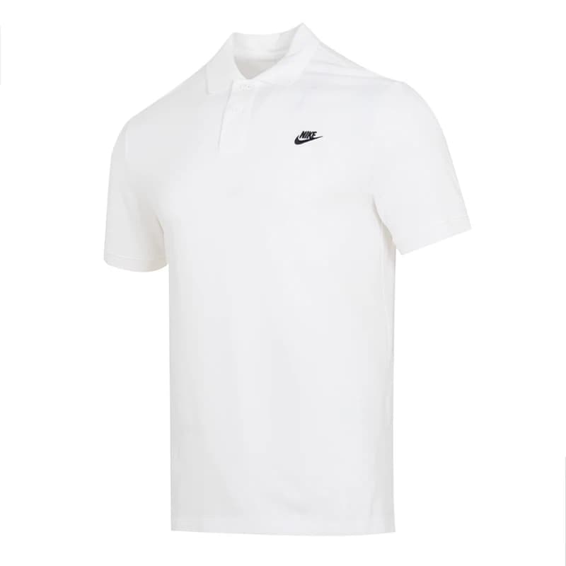 Polo da uomo Nike Club Ss, abbigliamento sportivo casual ampio e confortevole, in cotone, t-shirt da tennis e golf a maniche corte Fn3895-100