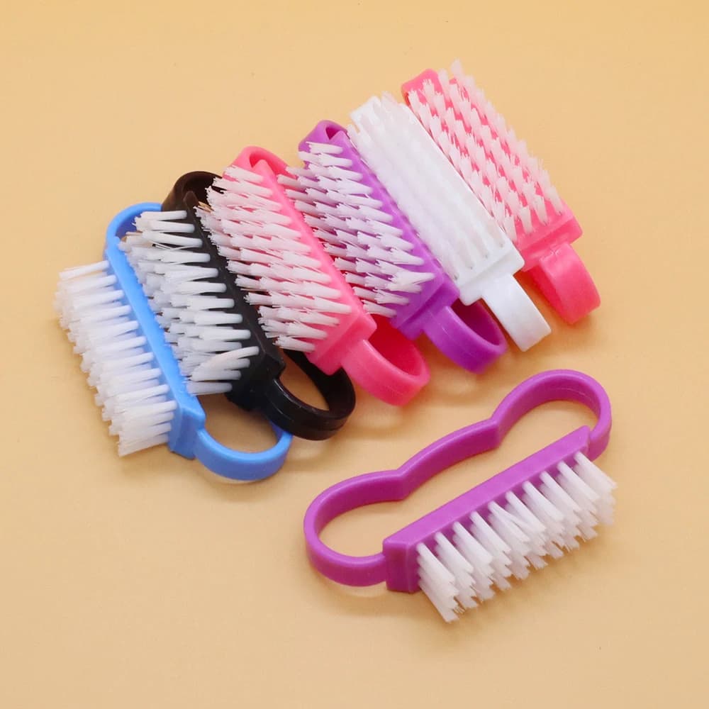 2/5/12/25pcs Acrilico Spazzola Per Unghie Colore Della Miscela Unghie Artistiche Manicure Pedicure Strumenti Morbido Rimuovere Scrub Pulizia Polvere Piccole Spazzole Kit