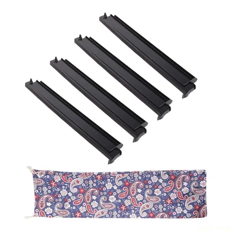 U2JB Mahjong Racks With Smooth Pusher And Storage Bag Majiang Game Modern Tile Rack Replacement Board Game Supplies