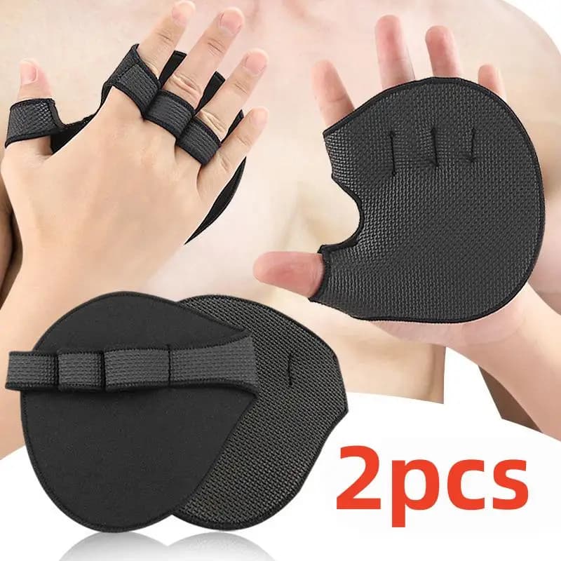 Hand Palm Protector Gym Gloves for Fitness Half-Date Palm Lift Handlebar Knobs Bearings Weight Training Gloves Gym Training