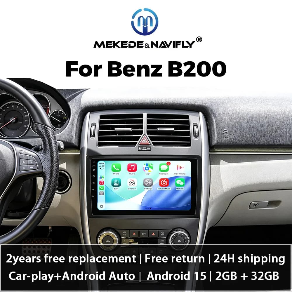 NAVIFLY Car Multimedia Radio For Mercedes Benz B200 Sprinter W906 W639 A B Class W169 W245 Viano Vito Host Carplay Android Auto