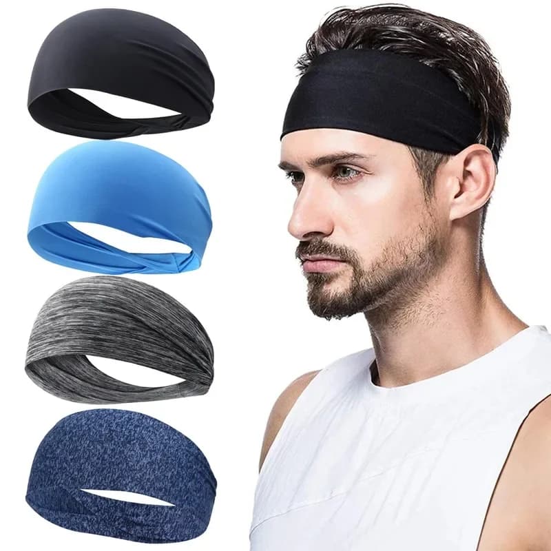1-10 pezzi fascia sportiva ultrasottile fascia traspirante assorbente del sudore fascia elastica per capelli fascia morbida per yoga sportiva all'aria aperta