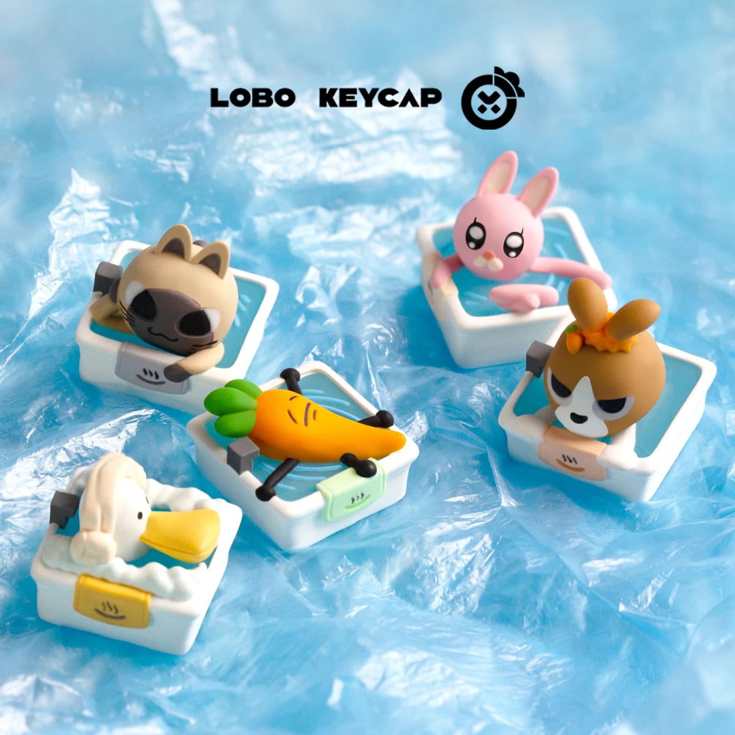 Siam Take a Bathroom Transmission to Light Personality Kawaii Personalized Creative Keycap Attack for Mechanical Keycap Decor Esc R4