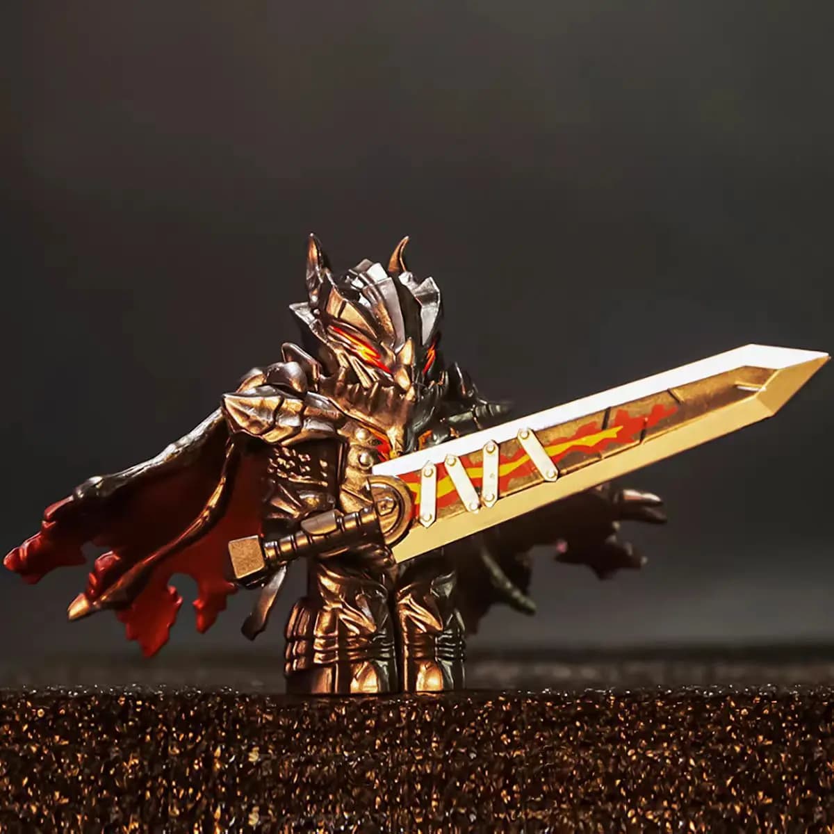 Cavalieri da tavolo rotondi medievali assemblare mattoni compatibili Berserk Guts Puzzle Action Figures Modello Building Blocks Regali giocattolo bambola