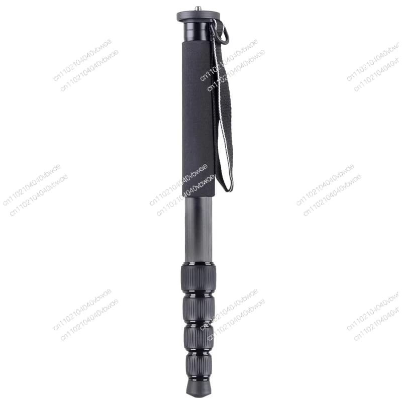 Asta da alpinismo monopiede da viaggio per fotocamera reflex con supporto triangolare portatile monopiede in fibra di carbonio