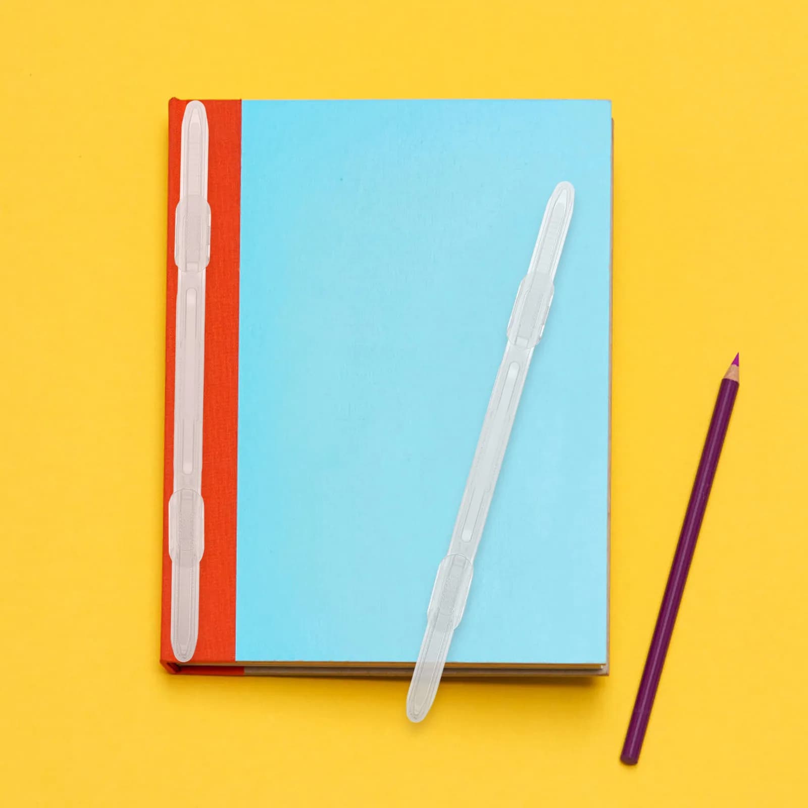 20 Pezzi Affidabili Clip in Plastica per Rilegatura a Pettine per Quaderni, Inserti, Fogli Mobili, Planner, Cartelle e Diari