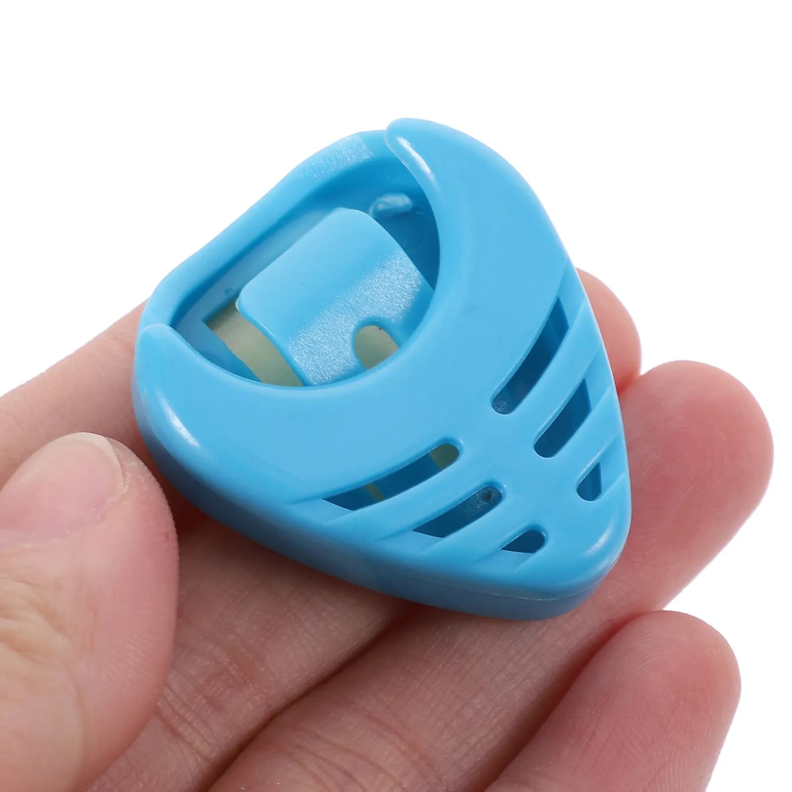 6 Pezzi Mini Plettri per Chitarra a Forma di Chitarra - Design Compatto, Facile da Trasportare, Organizzatore Robusto per Plettri, Conservazione Sicura per Accessori Chitarra, Regalo