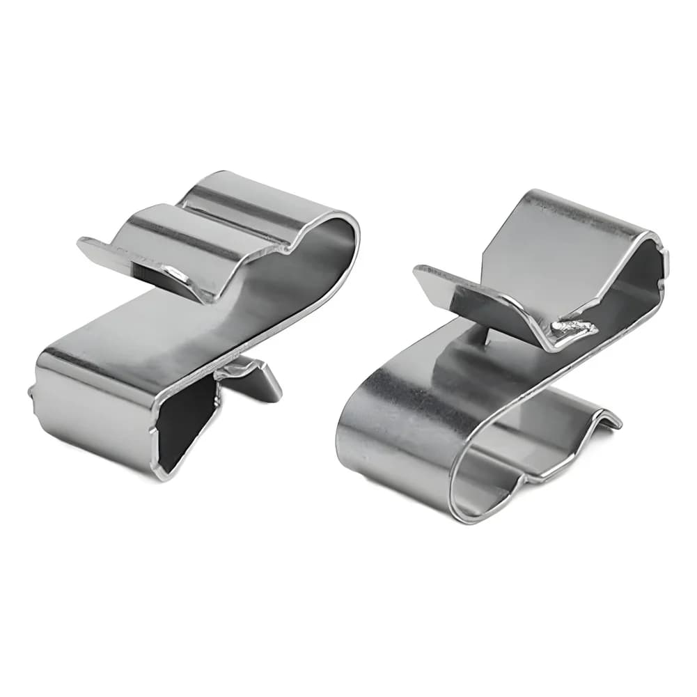 Morsetti per cavi in acciaio inossidabile 304 compatibili con cavi da 6,0 mm - 6,5 mm, clip a forma concava per la gestione del cablaggio dei rimorchi