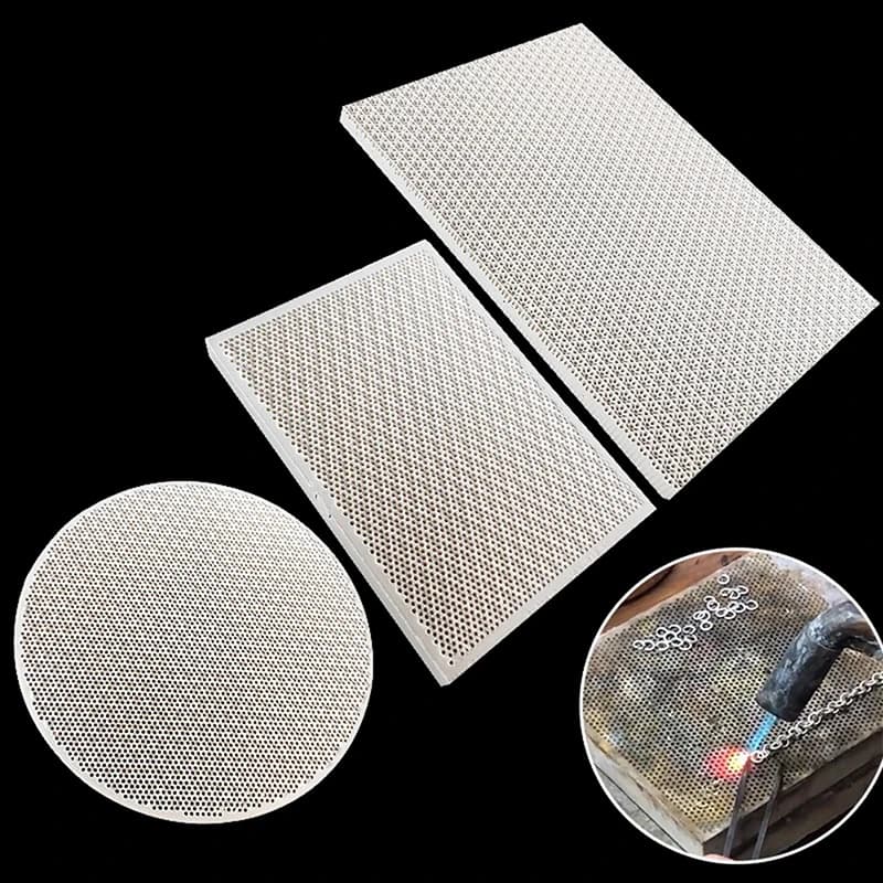 1 pz isolamento in ceramica Hot Board ago speciale per piastra di saldatura a nido d'ape in ceramica con piastra riscaldante per utensili per colata di fori
