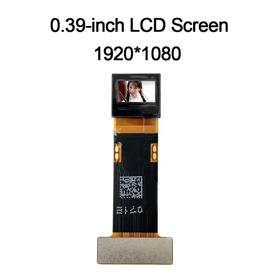 0.39-inch 1920*1080 1500 High Brightness LCD Screen for Enhanced Visual Experience Small Size VR Camera Projector Driver Board