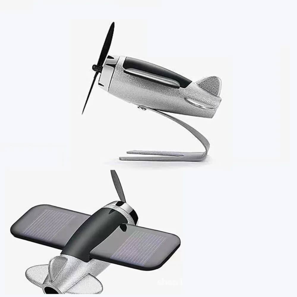 Mini deodorant solar panel for car model of fragrant solid airplane decoration for auto aroma for car interior car
