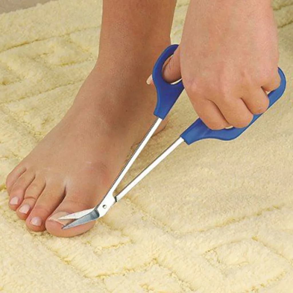 Tagliaunghie per unghie con manico lungo Tagliaunghie dal design ergonomico Tagliaunghie per unghie durevoli in acciaio inossidabile Strumento per manicure domestico