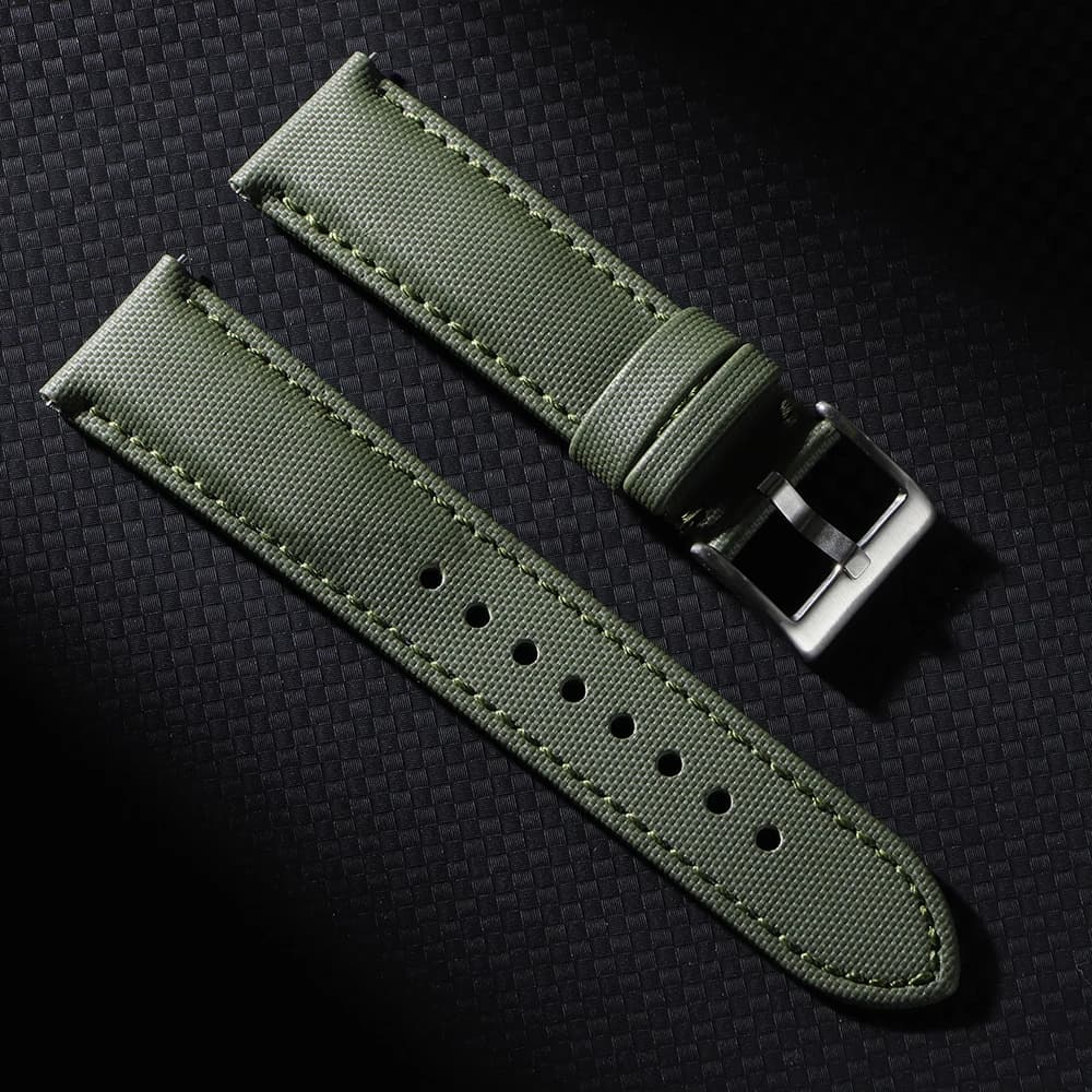 18mm 20mm 22mm cinturino per orologio in tela vela per Blancpain per Seiko Divers uomo donna cinturini per orologi impermeabili in tessuto a sgancio rapido in nylon