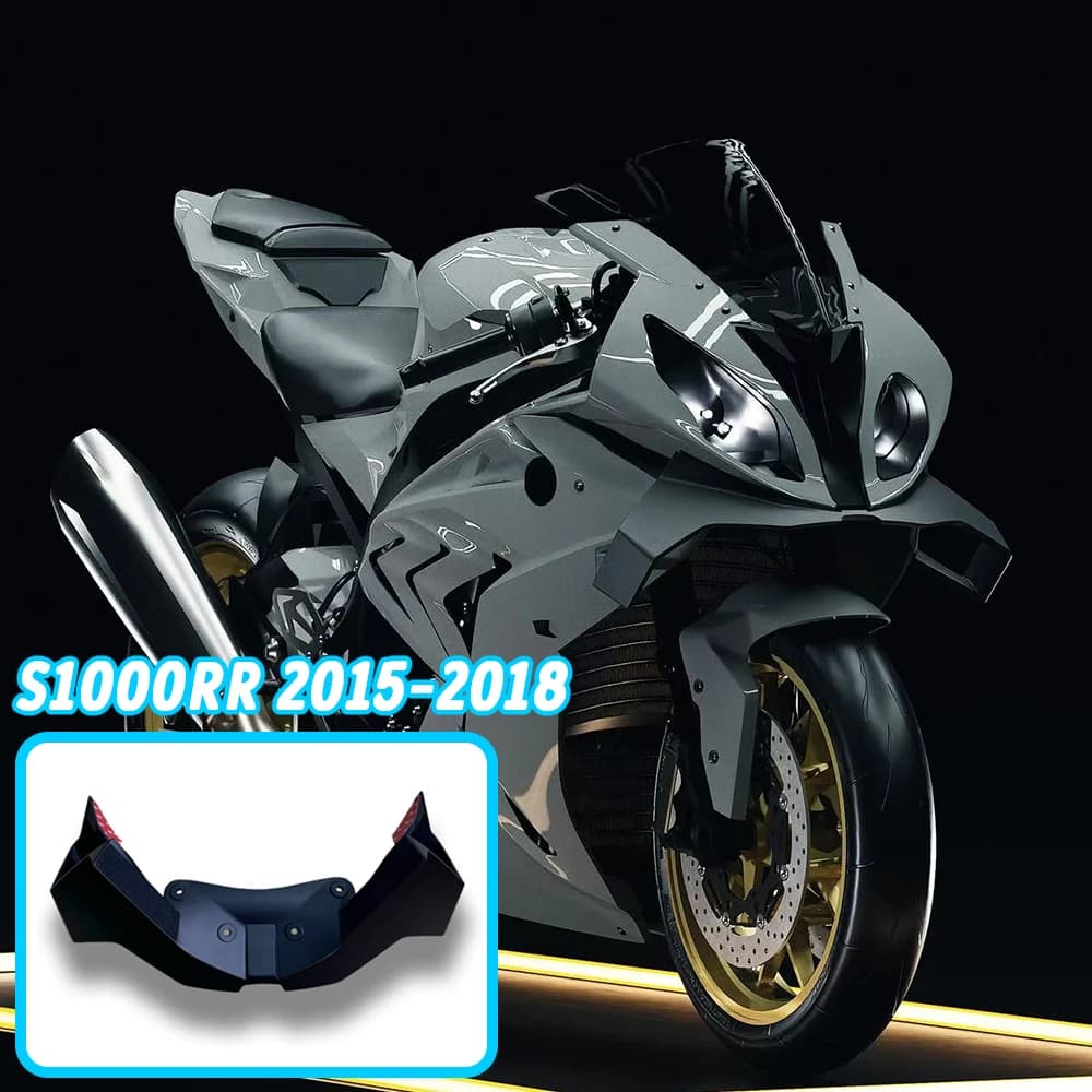 PER BMW S1000RR 2015 2016 2017 2018 MOTO GP WING Moto Sport Downforce Naked Forntal Spoiler Aerodinamico Ala Deflettore