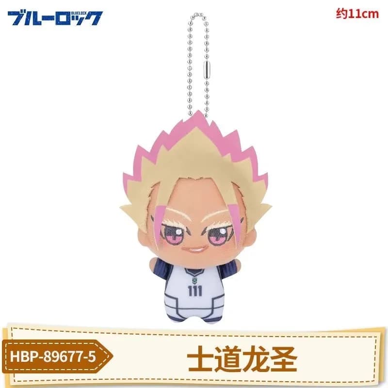 In Magazzino 10 centimetri Anime Figura Blocco Blu Hiori Isagi Yoichi Nagi Seishiro Mikage Bambola Maumet Portachiavi Ciondolo Regali Del Festival Del Capretto
