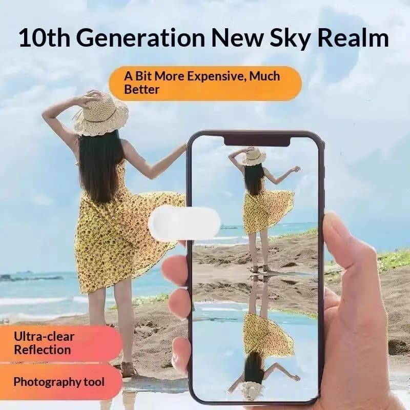 Smartphone Camera Mirror Reflection Clip Kit For All Phone Models Perfect Tool For Photographers
