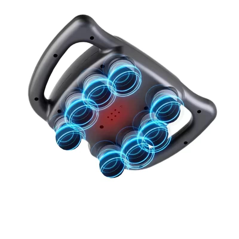 High-frequency professional massage pad for back and waist Professional six-head massage pad