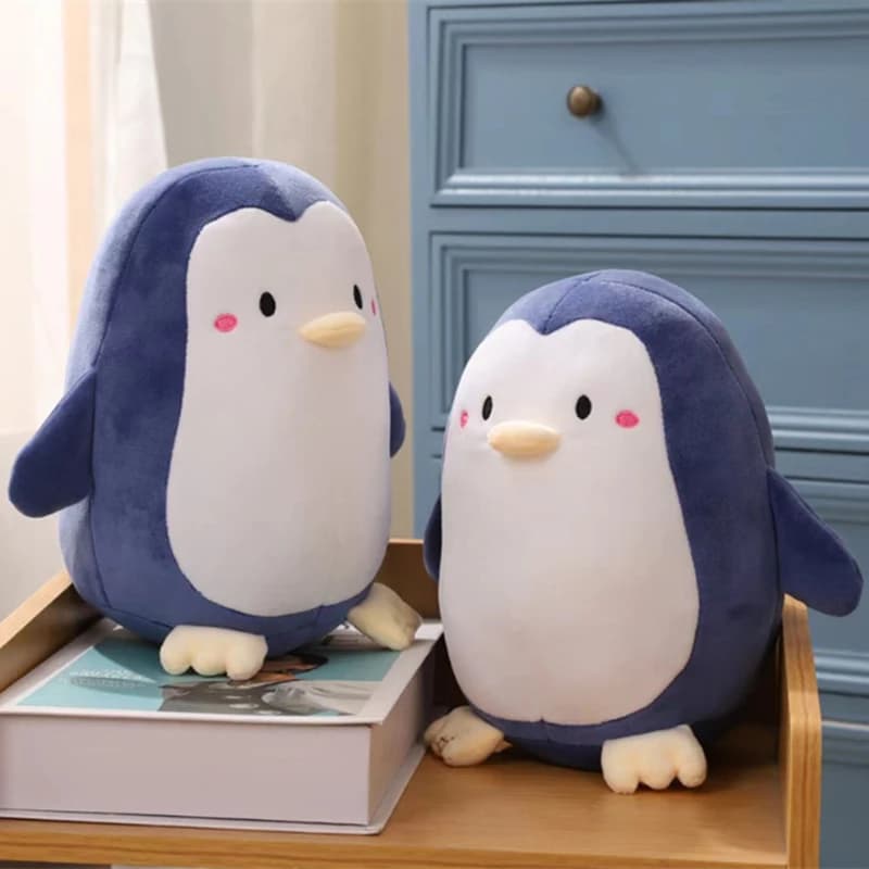 25CM pinguino bambola giocattoli bambini peluche carino cotone cuscino cuscino cartone animato animale ragazza regalo di compleanno regalo di natale
