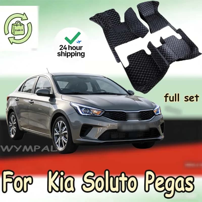 Tappeti Per Kia Soluto Pegas 2024 2023 2022 2021 2020 2019 2018 2017 Tappetini Auto Auto Rilievi Del Piede Accessori Coperture Interne