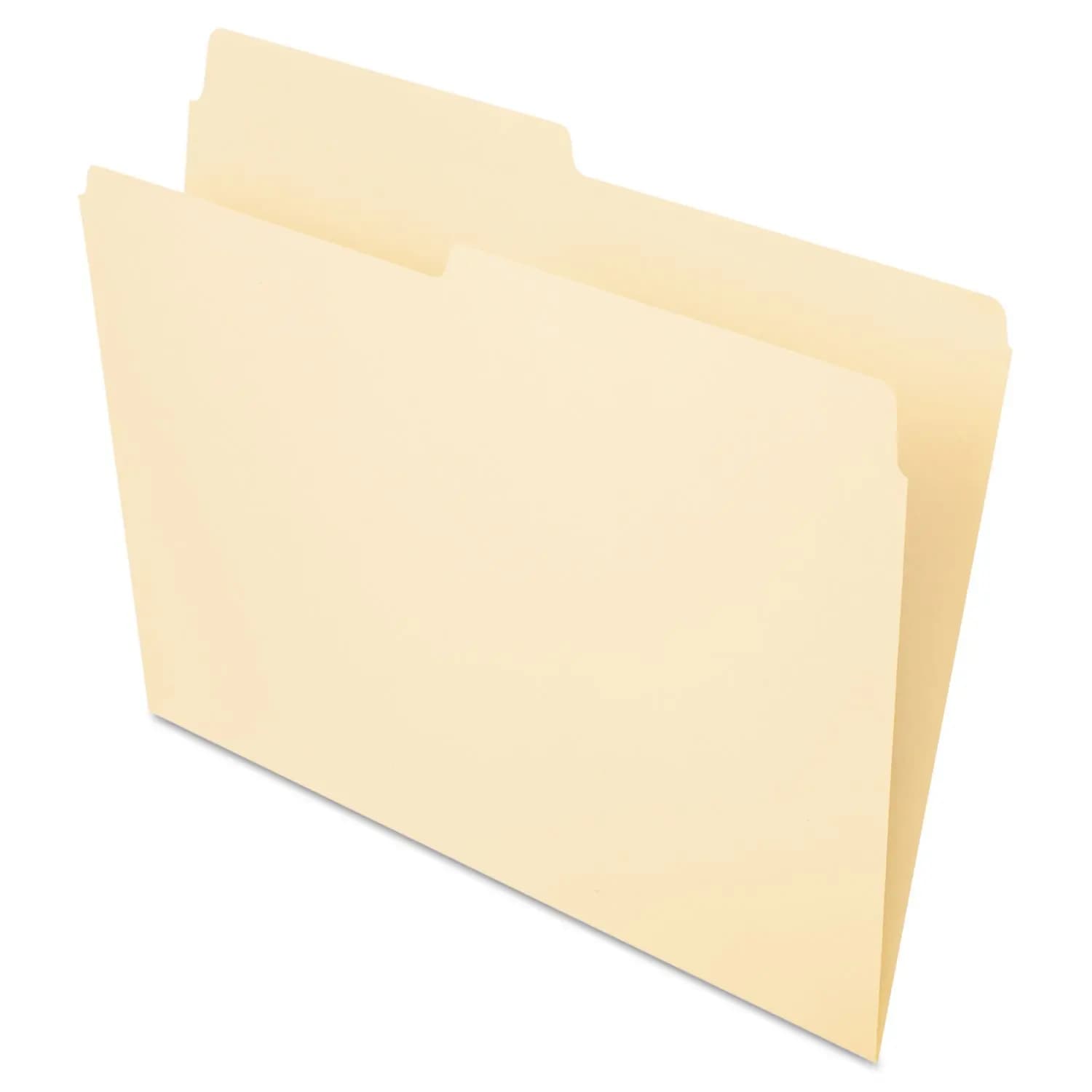 Cartelle Portadocumenti Formato Letter, Taglio 1/2, 100 per Scatola per Organizzazione Ufficio