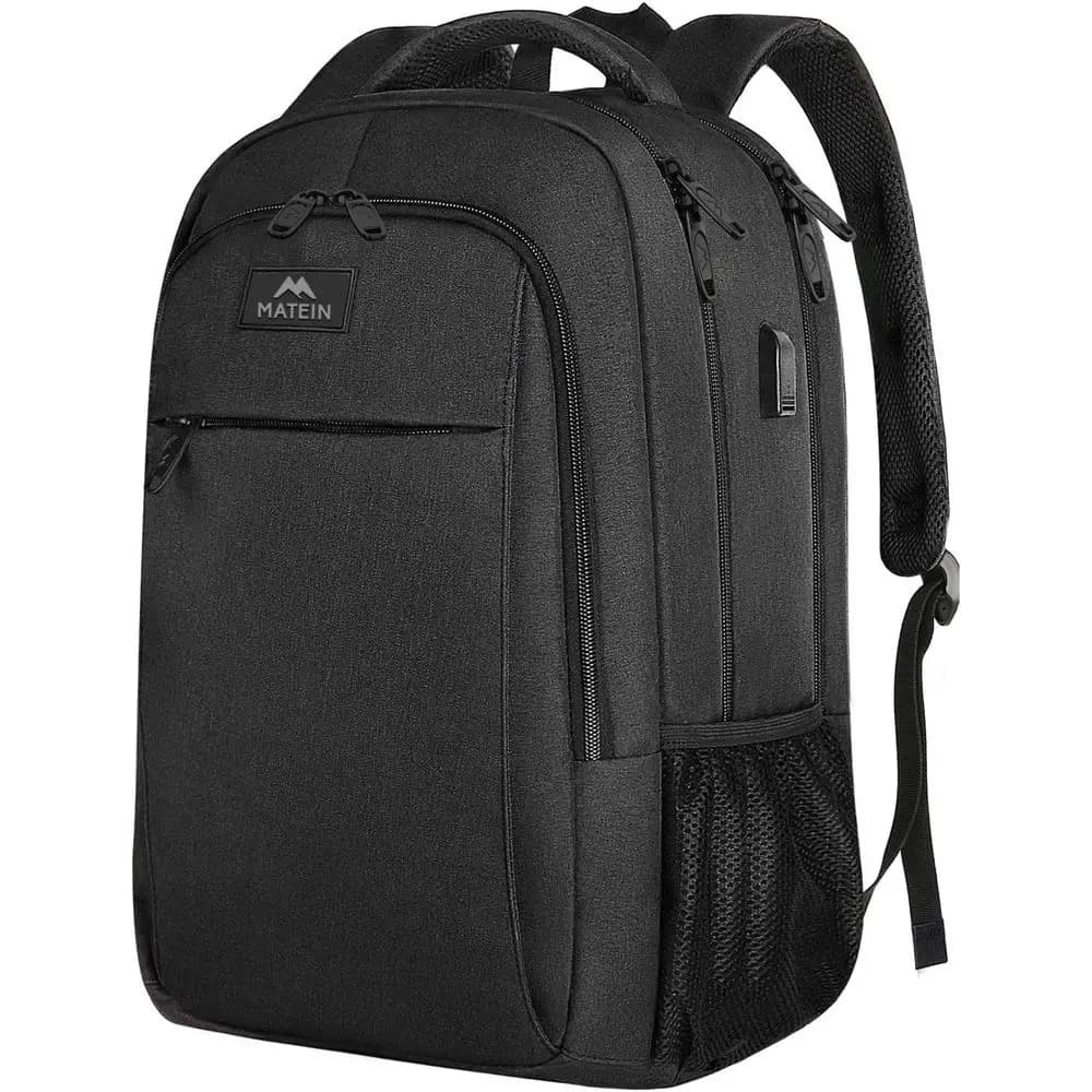Laptop Backpack MATEIN, Laptop Travel Bag 15.6 Inch, Water Resistant Backpack for Work, University, Computer, Man and Woman